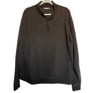 Cutter&Buck Pima Cotton 1/4 zip pullover  Pullover Brown XL Golf Casual preppy